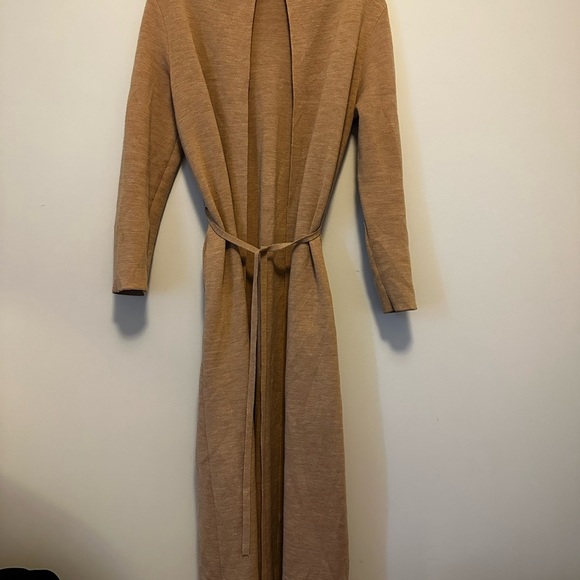 SOLD Aritzia Babaton Kirby Long Duster Sweater Cardigan robe - Picture 9 of 11